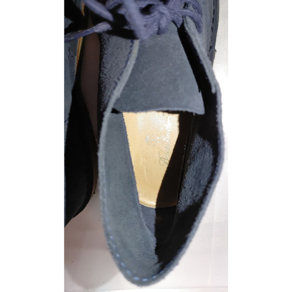 Brooks Brothers Mens Blue Suede Chukka Lace ups Size 8 - Picture 6 of 7